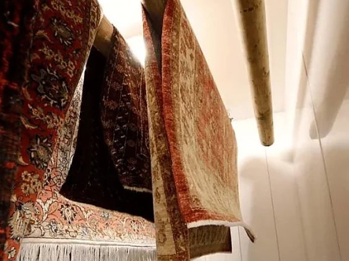 Restauration d'un tapis d'orient à la main