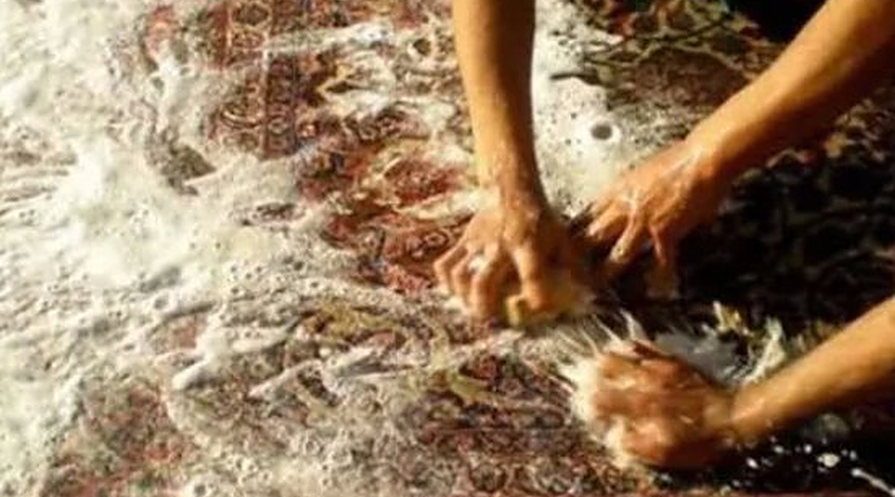 Restauration d'un tapis d'orient à la main