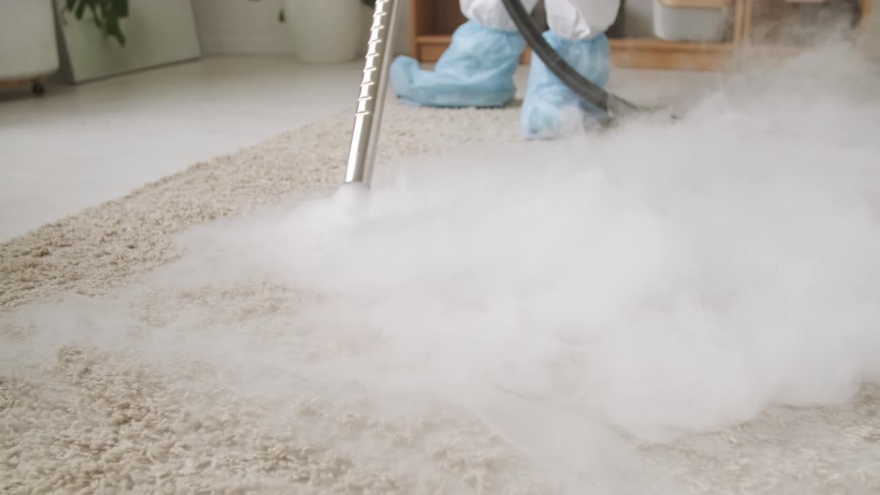 Nettoyage en profondeur d'un tapis